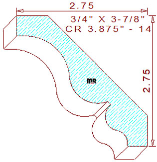 Crown 3-7/8" - 14