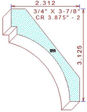 Crown 3-7/8" - 2 Crown 3-7/8" - 2