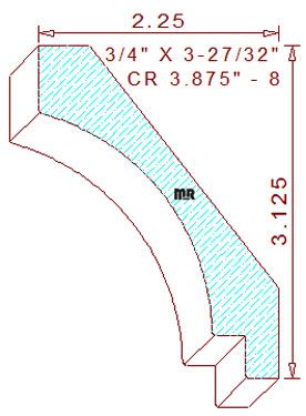 Crown 3-7/8" - 8