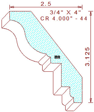 Crown 4" - 44