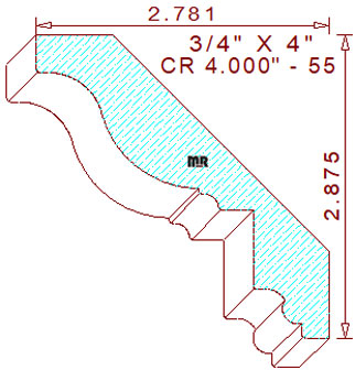 Crown 4" - 55