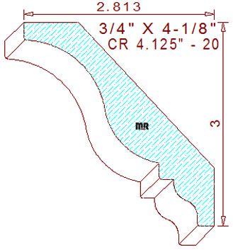 Crown 4-1/8" - 20