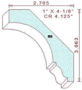 Crown 4-1/8" Crown 4-1/8"