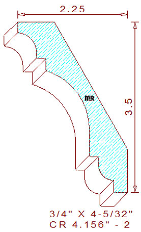 Crown 4-5/32" - 2