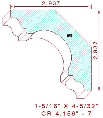 Crown 4-5/32" - 7 Crown 4-5/32" - 7