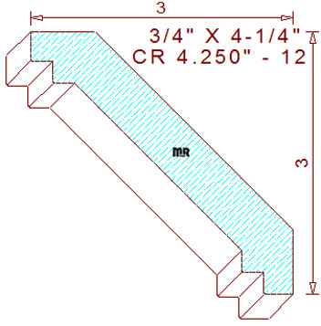 Crown 4-1/4" - 12 Crown 4-1/4" - 12