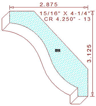 Crown 4-1/4" - 13 Crown 4-1/4" - 13