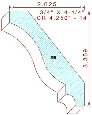 Crown 4-1/4" - 14