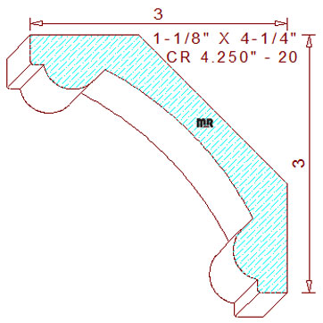 Crown 4-1/4" - 20