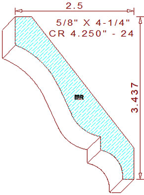 Crown 4-1/4" - 24 Crown 4-1/4" - 24