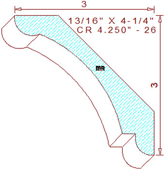 Crown 4-1/4" - 26 Crown 4-1/4" - 26