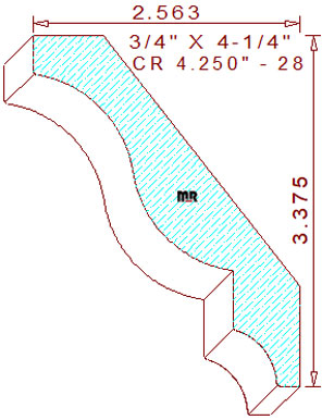 Crown 4-1/4" - 28