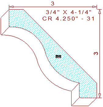 Crown 4-1/4" - 31