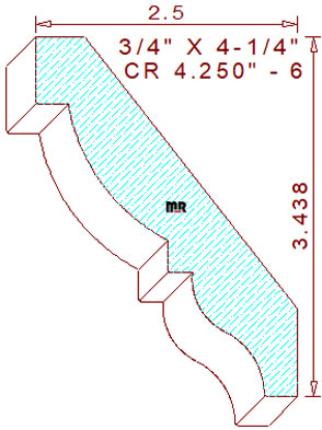 Crown 4-1/4" - 6