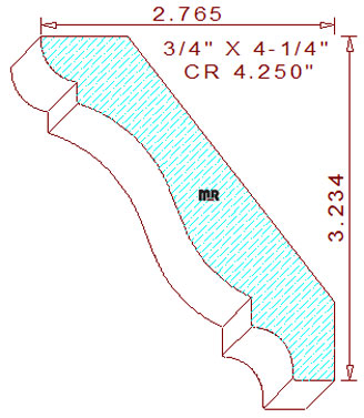 Crown 4-1/4" Crown 4-1/4"
