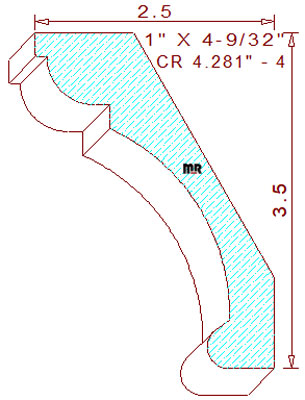 Crown 4-9/32" - 4 Crown 4-9/32" - 4