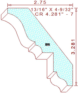 Crown 4-9/32" - 7 Crown 4-9/32" - 7