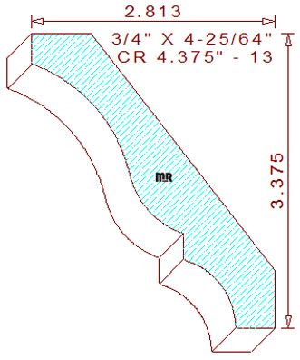 Crown 4-3/8" - 13 Crown 4-3/8" - 13