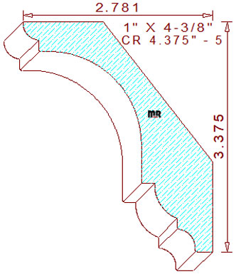 Crown 4-3/8" - 5 Crown 4-3/8" - 5