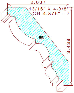 Crown 4-3/8" - 7