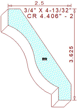 Crown 4-13/32" - 2 Crown 4-13/32" - 2