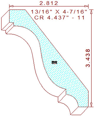 Crown 4-7/16" - 11 Crown 4-7/16" - 11