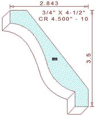 Crown 4-1/2" - 10 Crown 4-1/2" - 10