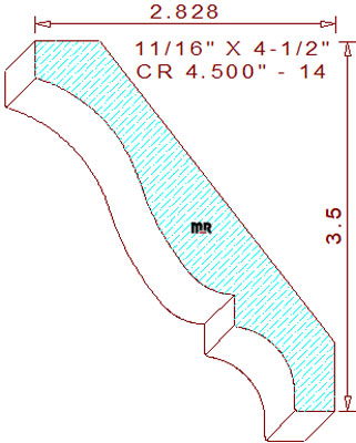 Crown 4-1/2" - 14 Crown 4-1/2" - 14