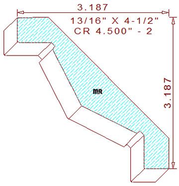 Crown 4-1/2" - 2 Crown 4-1/2" - 2
