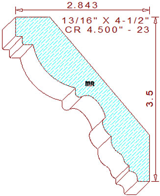 Crown 4-1/2" - 23 Crown 4-1/2" - 23