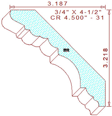 Crown 4-1/2" - 31 Crown 4-1/2" - 31