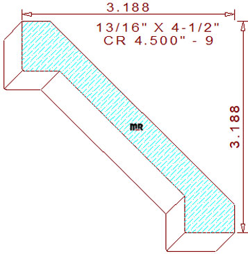 Crown 4-1/2" - 9 Crown 4-1/2" - 9