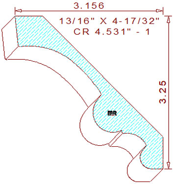 Crown 4-17/32" - 1 Crown 4-17/32" - 1