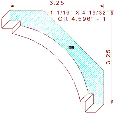 Crown 4-19/32" - 1 Crown 4-19/32" - 1