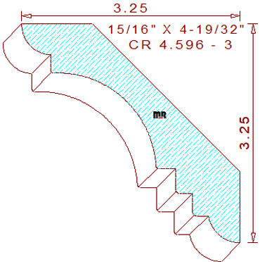 Crown 4-19/32" - 3