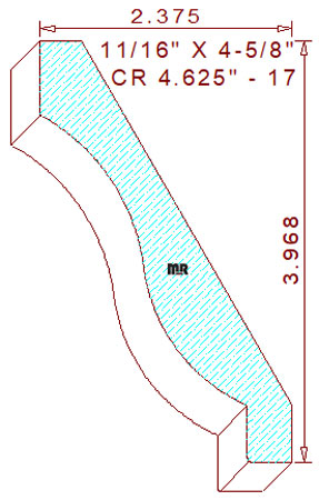 Crown 4-5/8" - 17 Crown 4-5/8" - 17