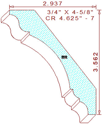 Crown 4-5/8" - 7 Crown 4-5/8" - 7