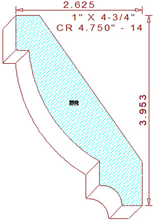 Crown 4-3/4" - 14 Crown 4-3/4" - 14