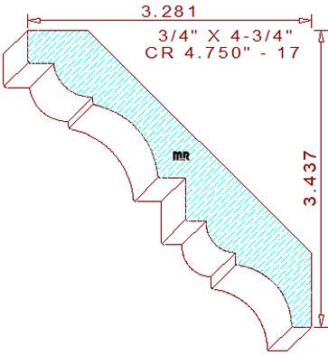 Crown 4-3/4" - 17