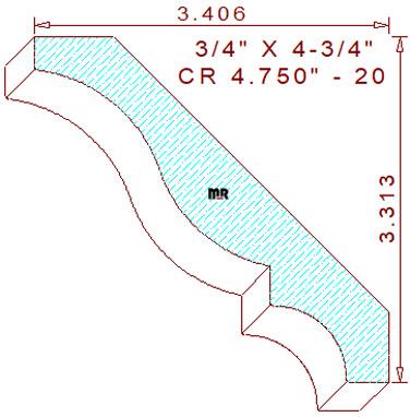 Crown 4-3/4" - 20