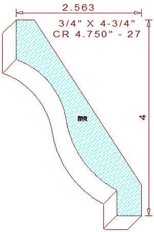 Crown 4-3/4" - 27 Crown 4-3/4" - 27
