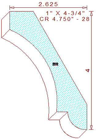 Crown 4-3/4" - 28 Crown 4-3/4" - 28