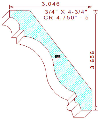 Crown 4-3/4" - 5