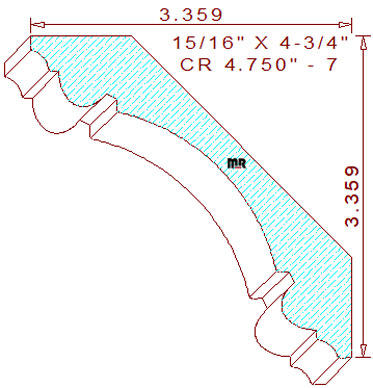 Crown 4-3/4" - 7 Crown 4-3/4" - 7