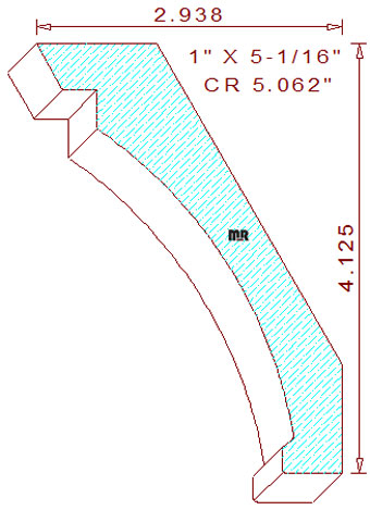 Crown 5-1/16" Crown 5-1/16"