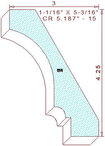 Crown 5-3/16" - 15 Crown 5-3/16" - 15