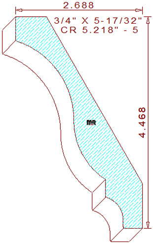 Crown 5-7/32" - 5 Crown 5-7/32" - 5