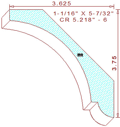 Crown 5-7/32" - 6 Crown 5-7/32" - 6