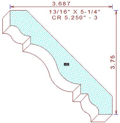 Crown 5-1/4" - 3 Crown 5-1/4" - 3