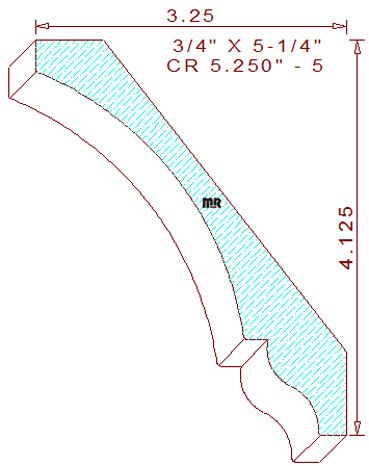 Crown 5-1/4" - 5 Crown 5-1/4" - 5
